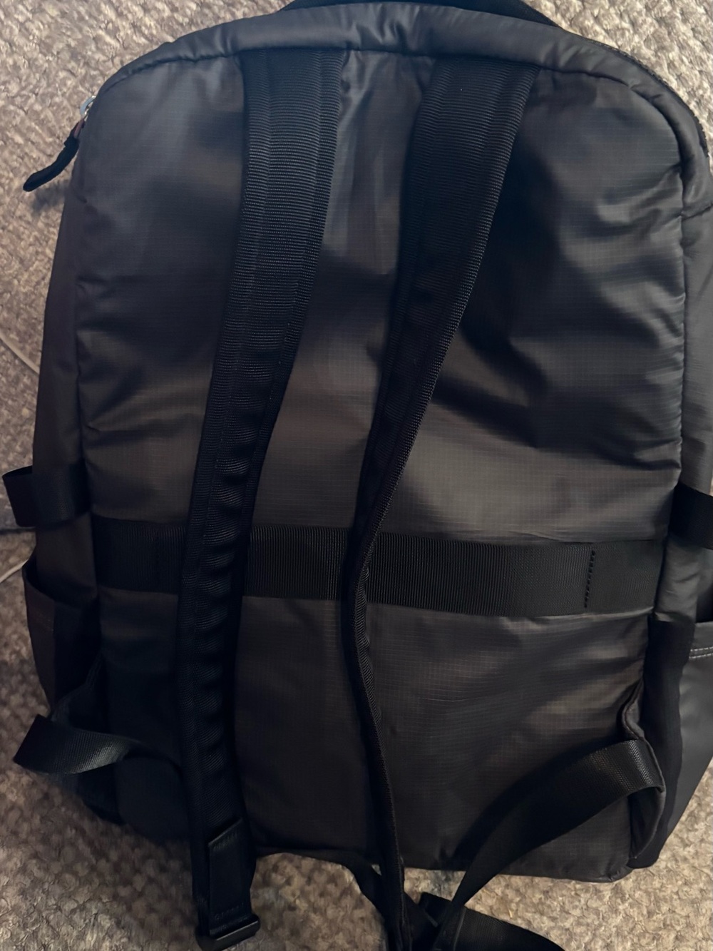 Lululemon Black Backpack Lightweight Daypack Gym Travel Bag - Picture 5 of 8